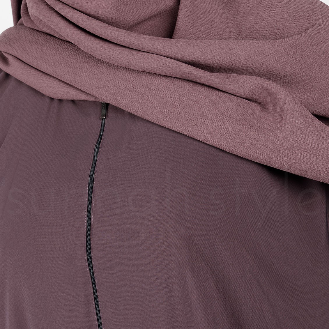 Sunnah Style Plain Closed Abaya Dried Lavender